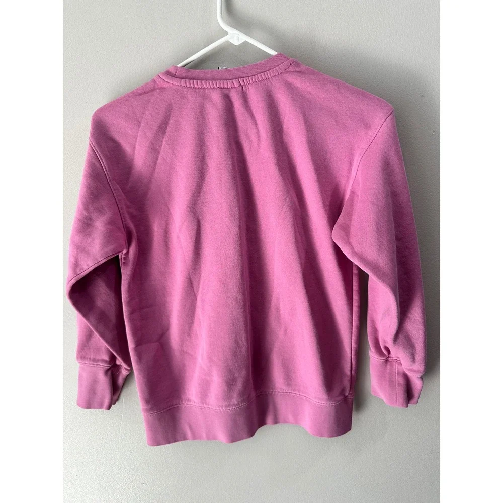Nike Sportswear Kids Pink Fleece Crewneck Sweatshirt Futura Logo Size Medium